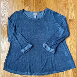 Chico’s Long Sleeve Lightweight Acrylic Shirt